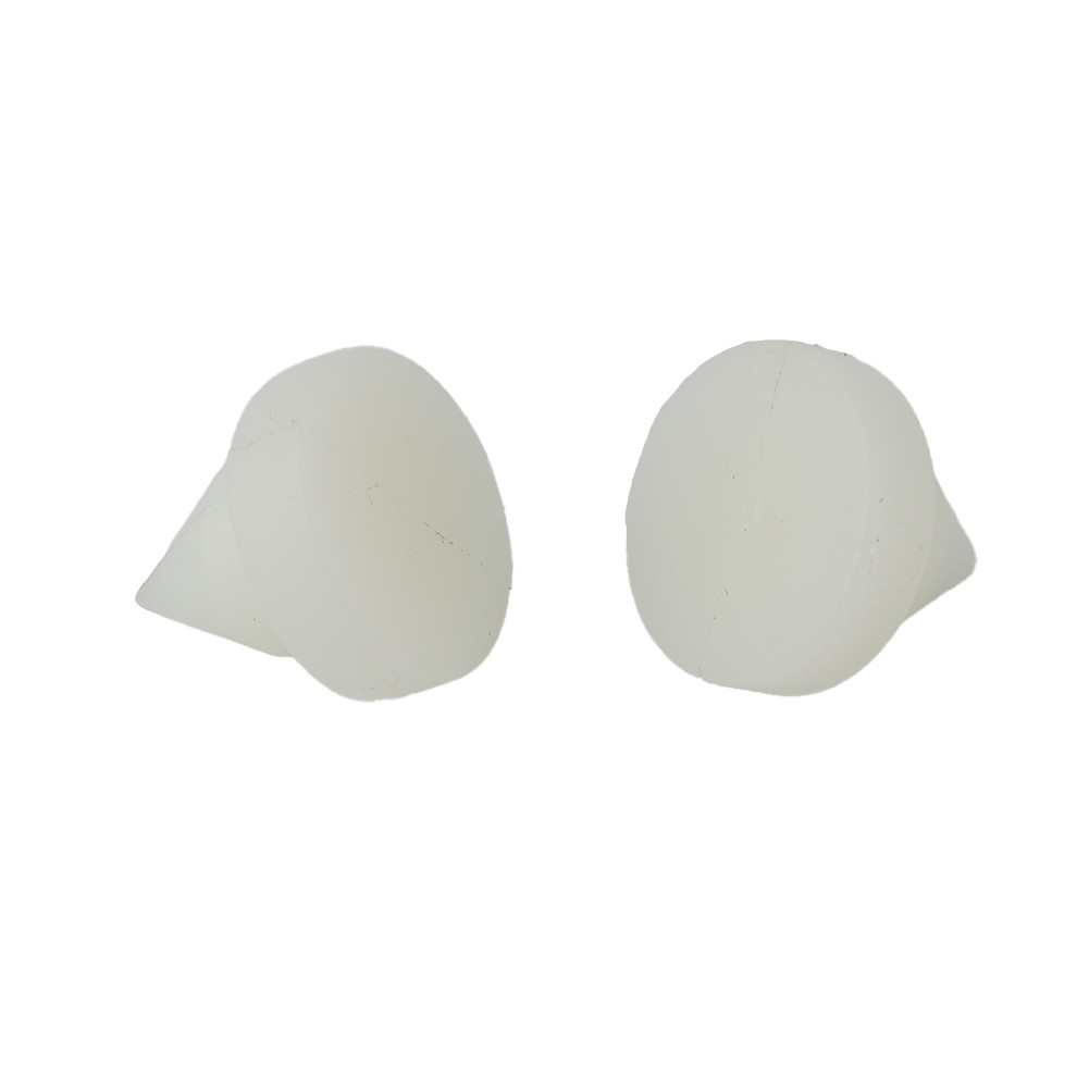 2x White Brake Clutch Pedal Stopper Pad – For Honda Civic 1973-2011 – 46505-SA5-000