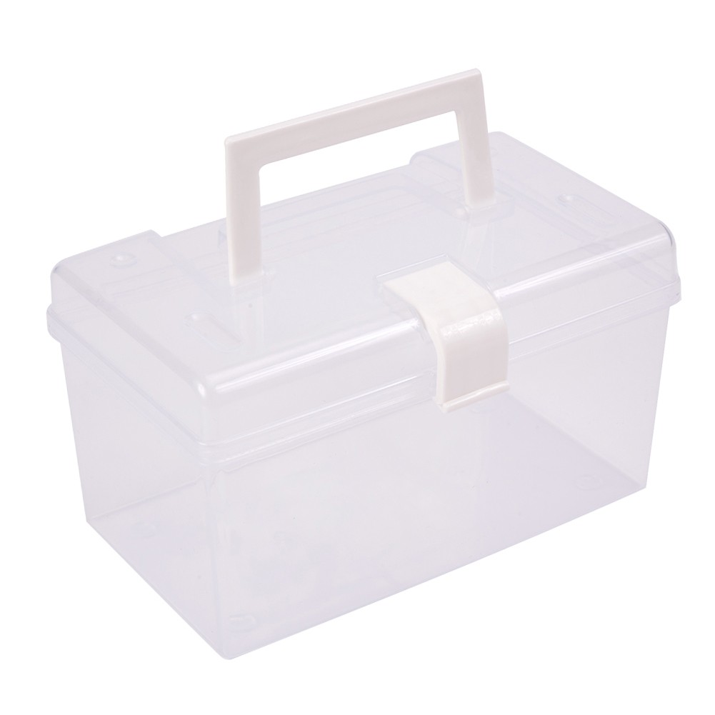 Mask Storage Box with Handle Household Dustproof Sealed Large Capacity Box - Picture 16 of 24