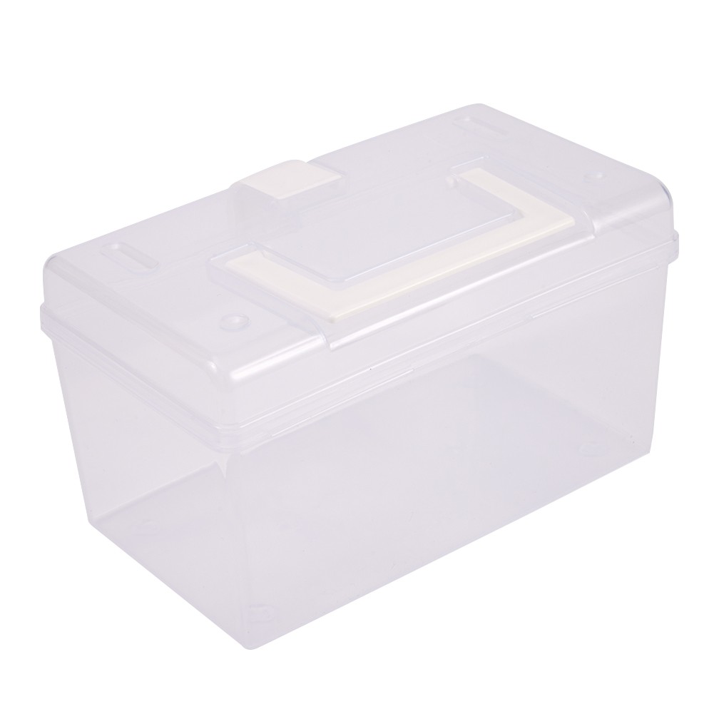 Mask Storage Box with Handle Household Dustproof Sealed Large Capacity Box - Picture 20 of 24