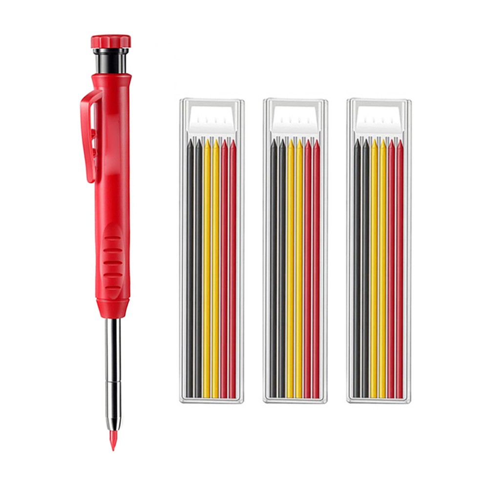 Practical Garden Home Carpenter Pencil Set Hand Tools Not Easy To Lose - Picture 13 of 17