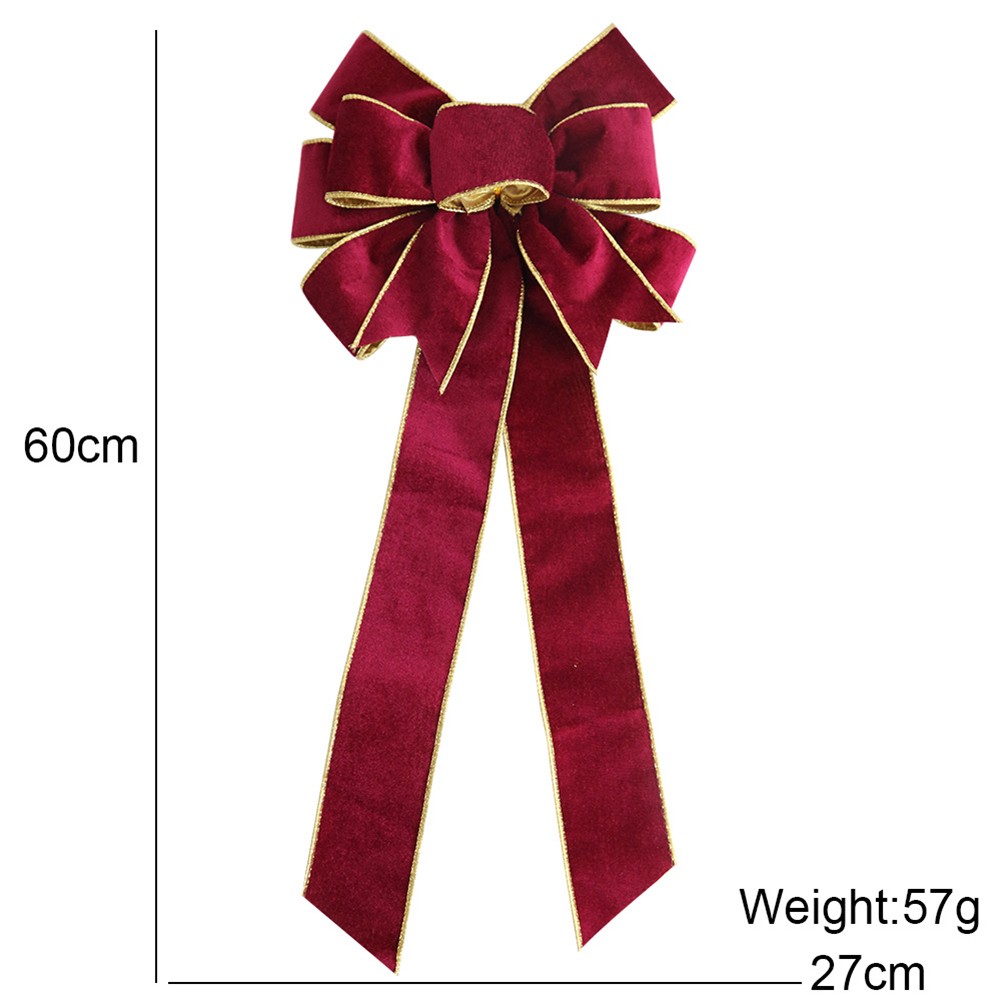 Hochwertige Weihnachtsschleifen Weihnachtsbaum Anhänger Band Schleife Flanell - Bild 46 von 46