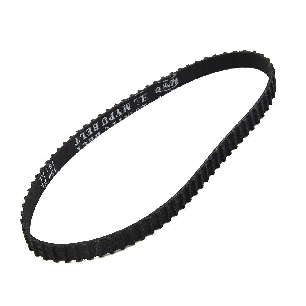 1x Timing Belt 75 Teeth Black Cogged Rubber Geared Belt 10mm Wide 150XL 037 - Zdjęcie 12 z 23