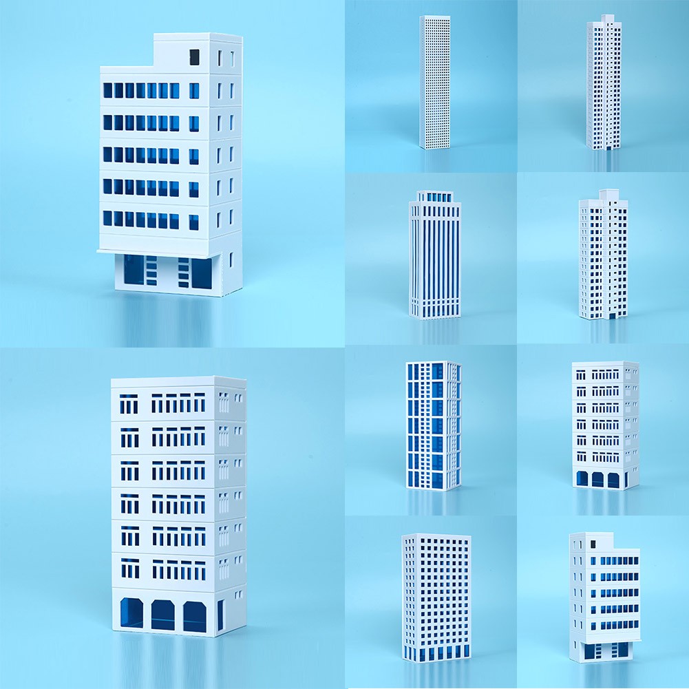 High Quality Building Model ABS Plastic Apartment Building Model Model Trains - Picture 15 of 20