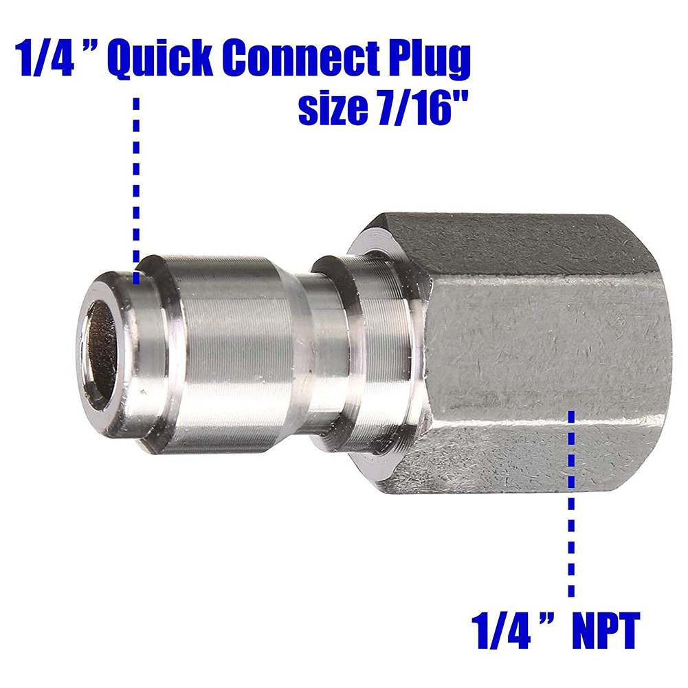 Innengewindeeinsatz Anschluss 1/4\" Zoll 12mm Innengewindeeinsatz Außenkopf - Bild 8 von 8