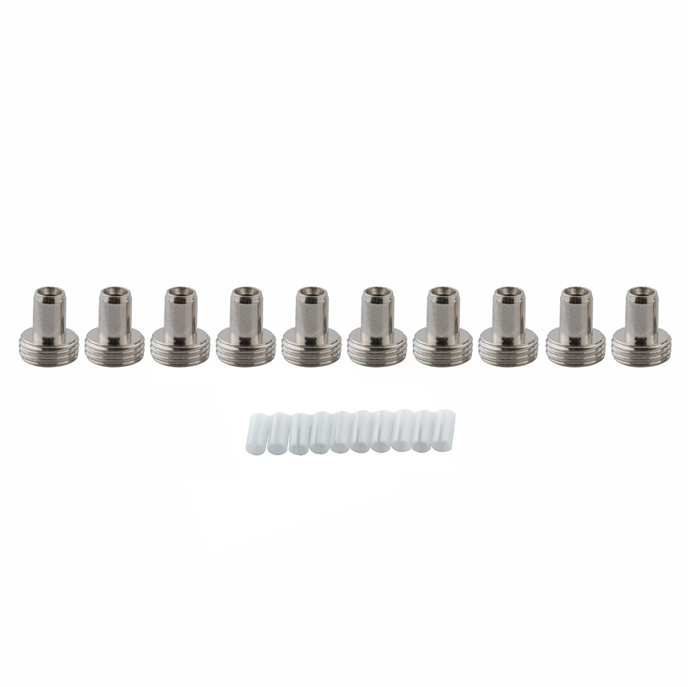 7mm Steckverbinder 10 Sets 7mm Steckverbinder Metall Glasfaser Teile Silber - Bild 27 von 28