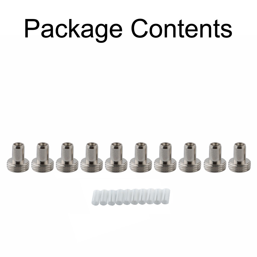 7mm Steckverbinder 10 Sets 7mm Steckverbinder Metall Glasfaser Teile Silber - Bild 26 von 28