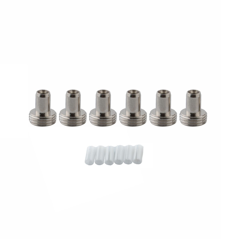 7mm Steckverbinder 10 Sets 7mm Steckverbinder Metall Glasfaser Teile Silber - Bild 23 von 28
