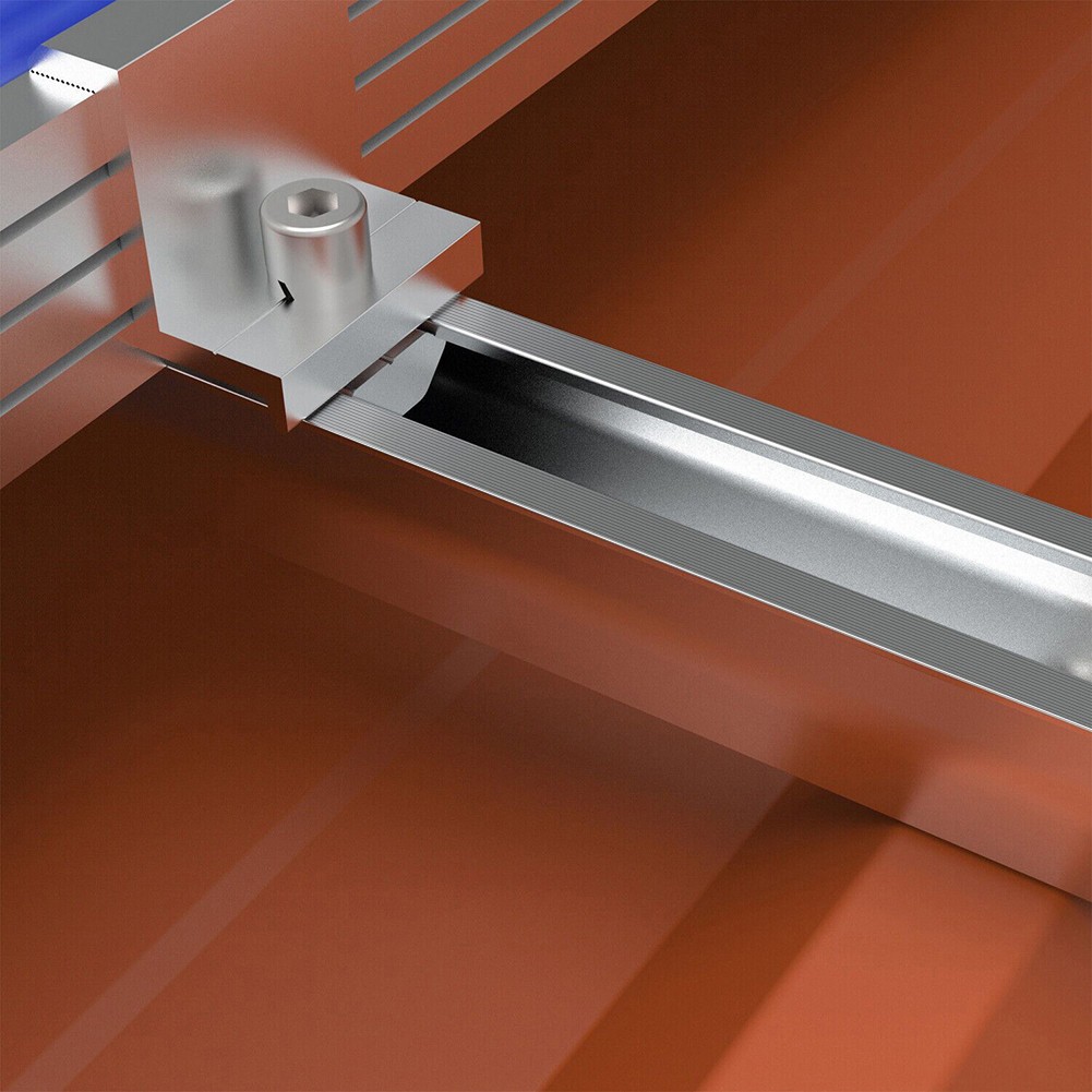 Solar Panel Module Aluminum Bracket Rail Fastening rail Trapezoidal Roof Mount
