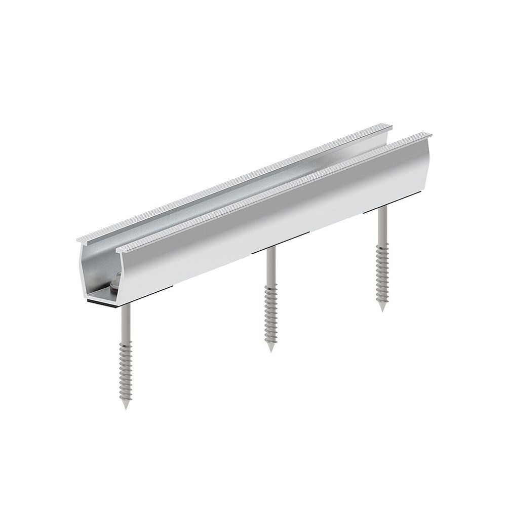 Solar Panel Module Aluminum Bracket Rail Fastening rail Trapezoidal Roof Mount