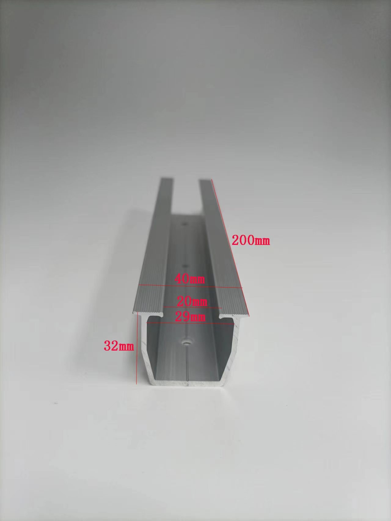 Solar Panel Module Aluminum Bracket Rail Fastening rail Trapezoidal Roof Mount