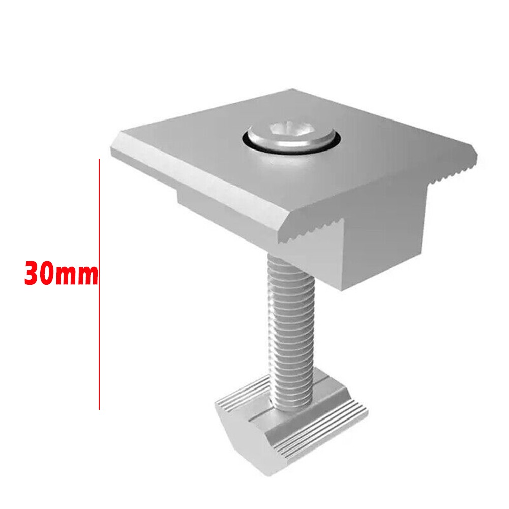 Solar Panel Module Aluminum Bracket Rail Fastening rail Trapezoidal Roof Mount