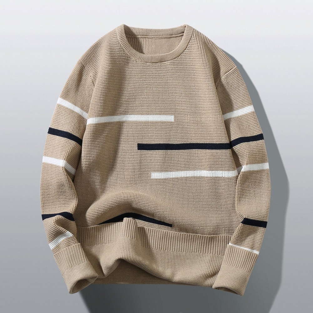 Mens crew neck shop sweaters slim fit