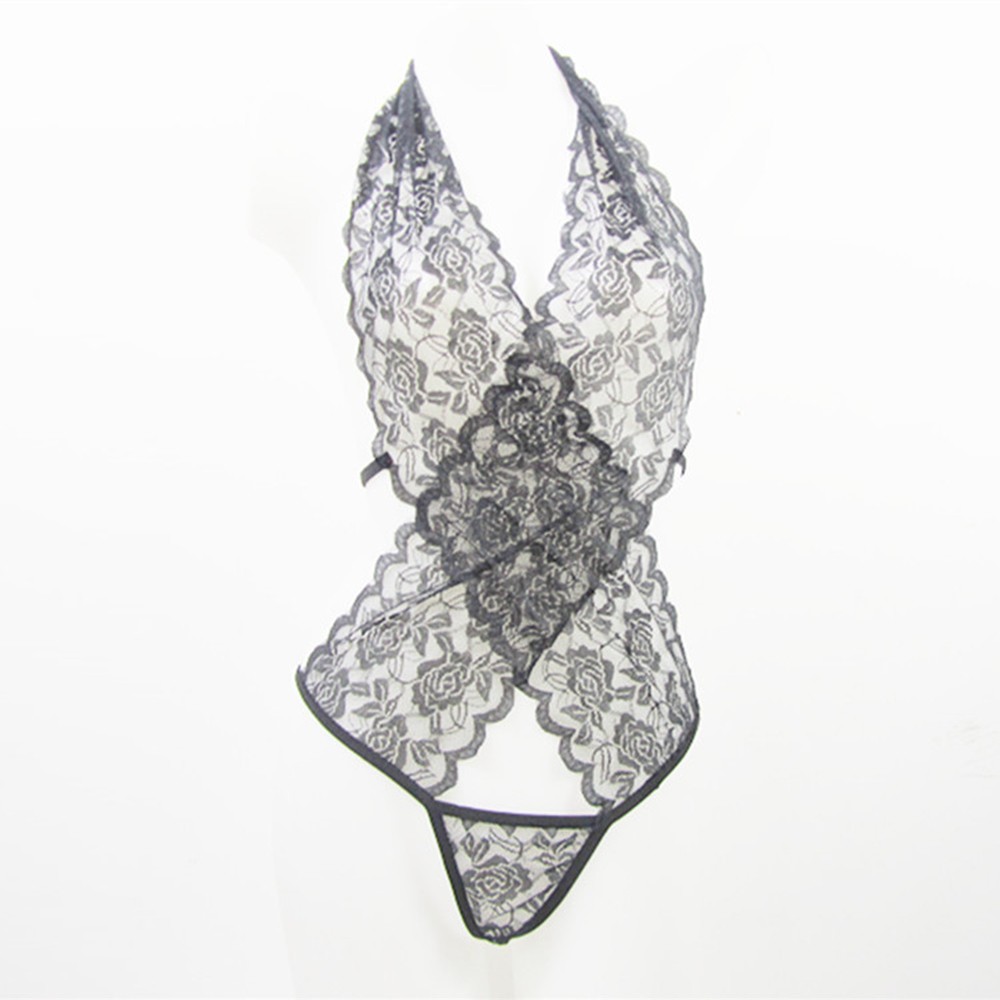 Halter Body en ligne Halter Lingerie Vêtements de Nuit Strings Transparents Sous-Vêteme