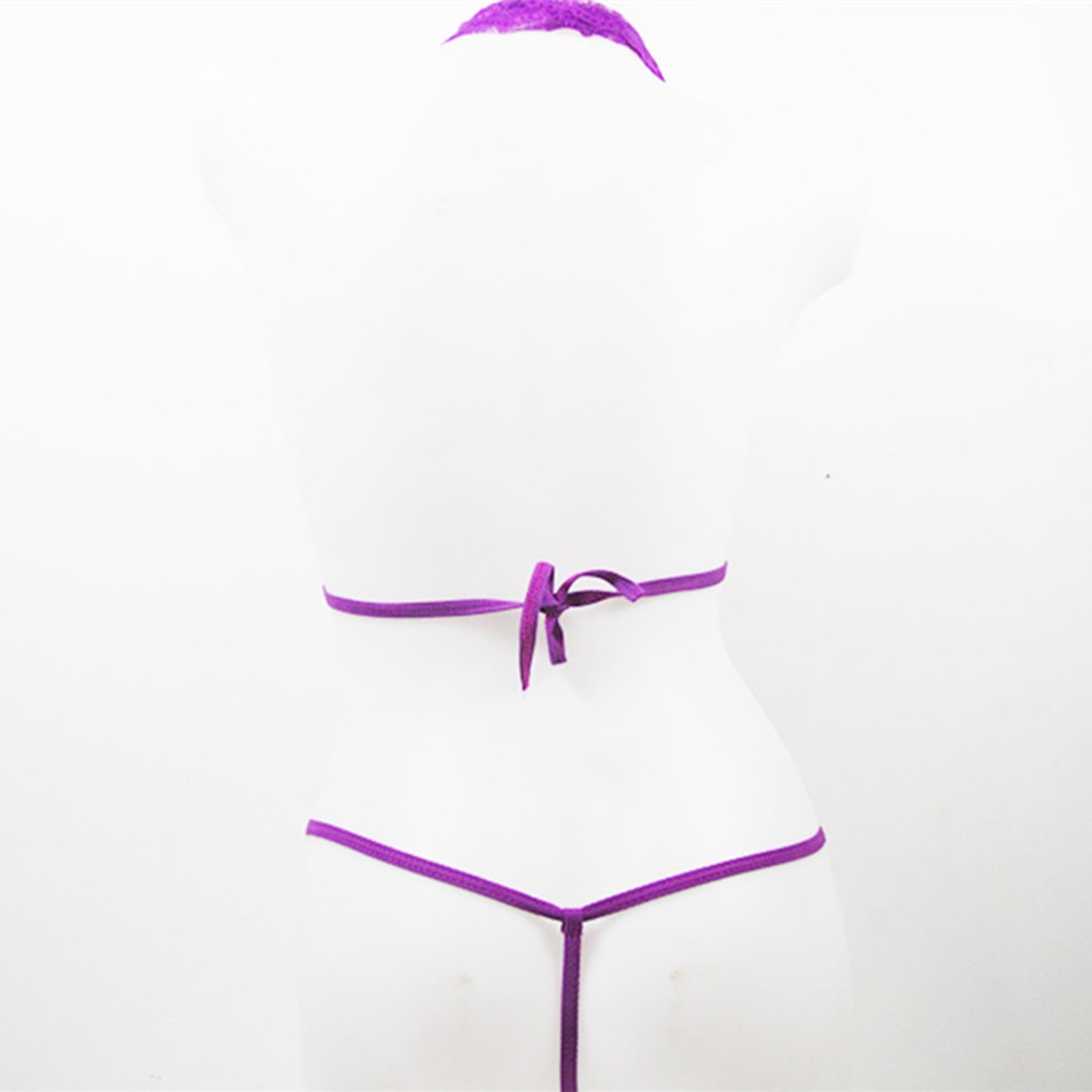 Halter Body Halter Lingerie Vêtements économies de Nuit Strings Transparents Sous-Vêteme