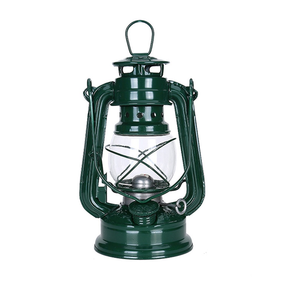 Kerosene Lamp Outdoor Camping Retro Decorations Tinplate Painting About 90ml - Picture 46 of 59