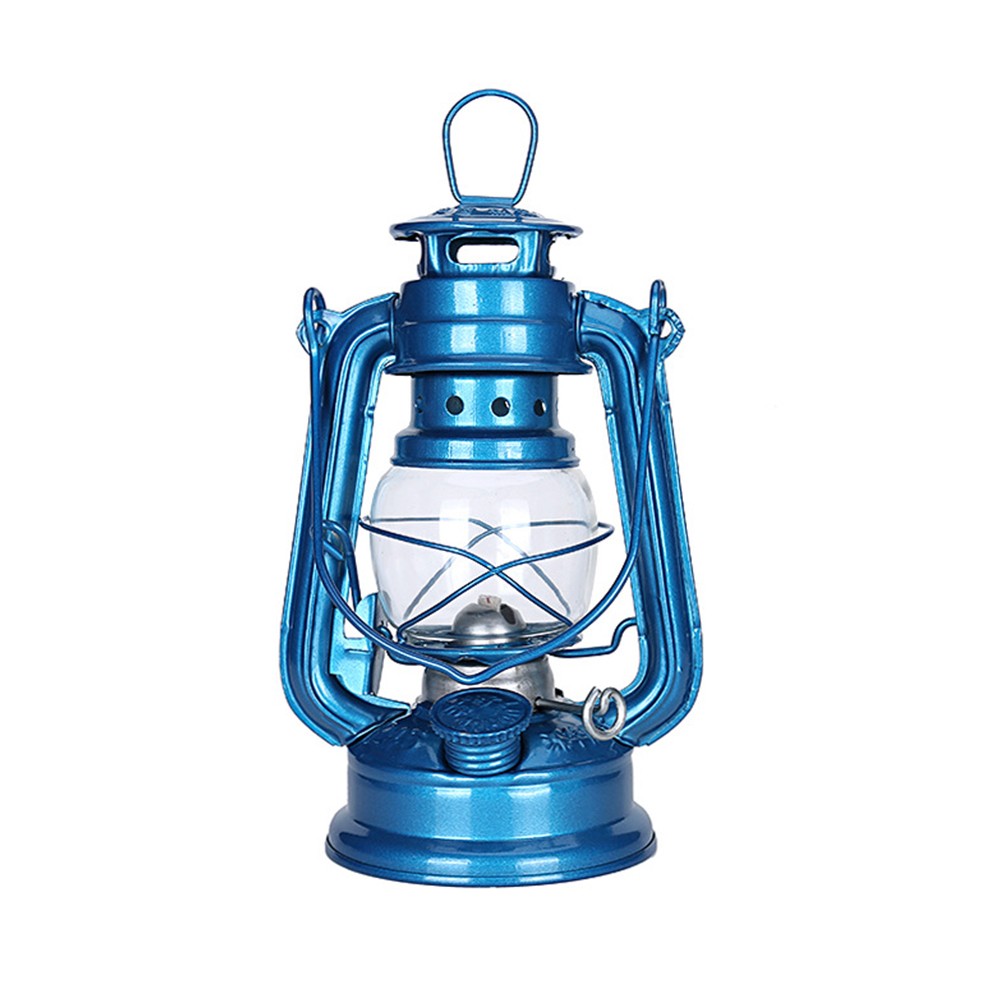Kerosene Lamp Outdoor Camping Retro Decorations Tinplate Painting About 90ml - Picture 42 of 59