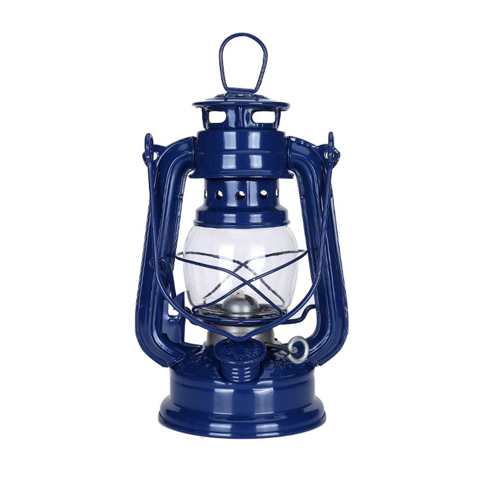 Kerosene Lamp Outdoor Camping Retro Decorations Tinplate Painting About 90ml - Picture 38 of 59