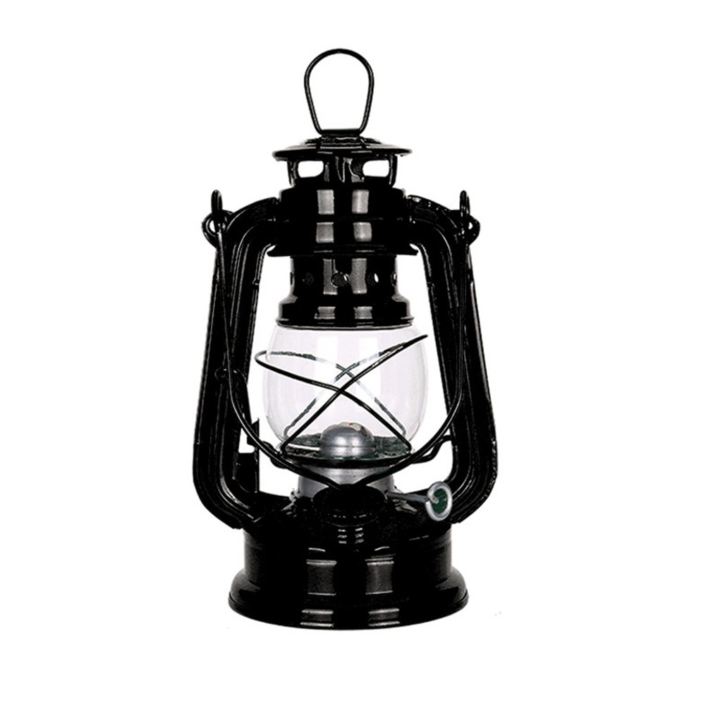 Kerosene Lamp Outdoor Camping Retro Decorations Tinplate Painting About 90ml - Picture 34 of 59