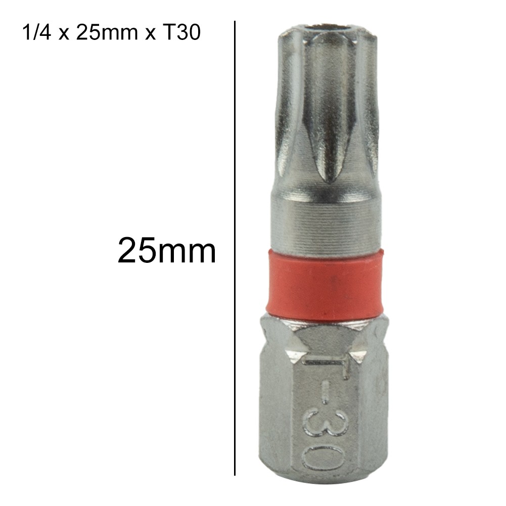 Hand Tools Screwdriver Bit 1/4inch 25mm 4Pc Hex Shank Screw Driver Bit - Picture 65 of 71