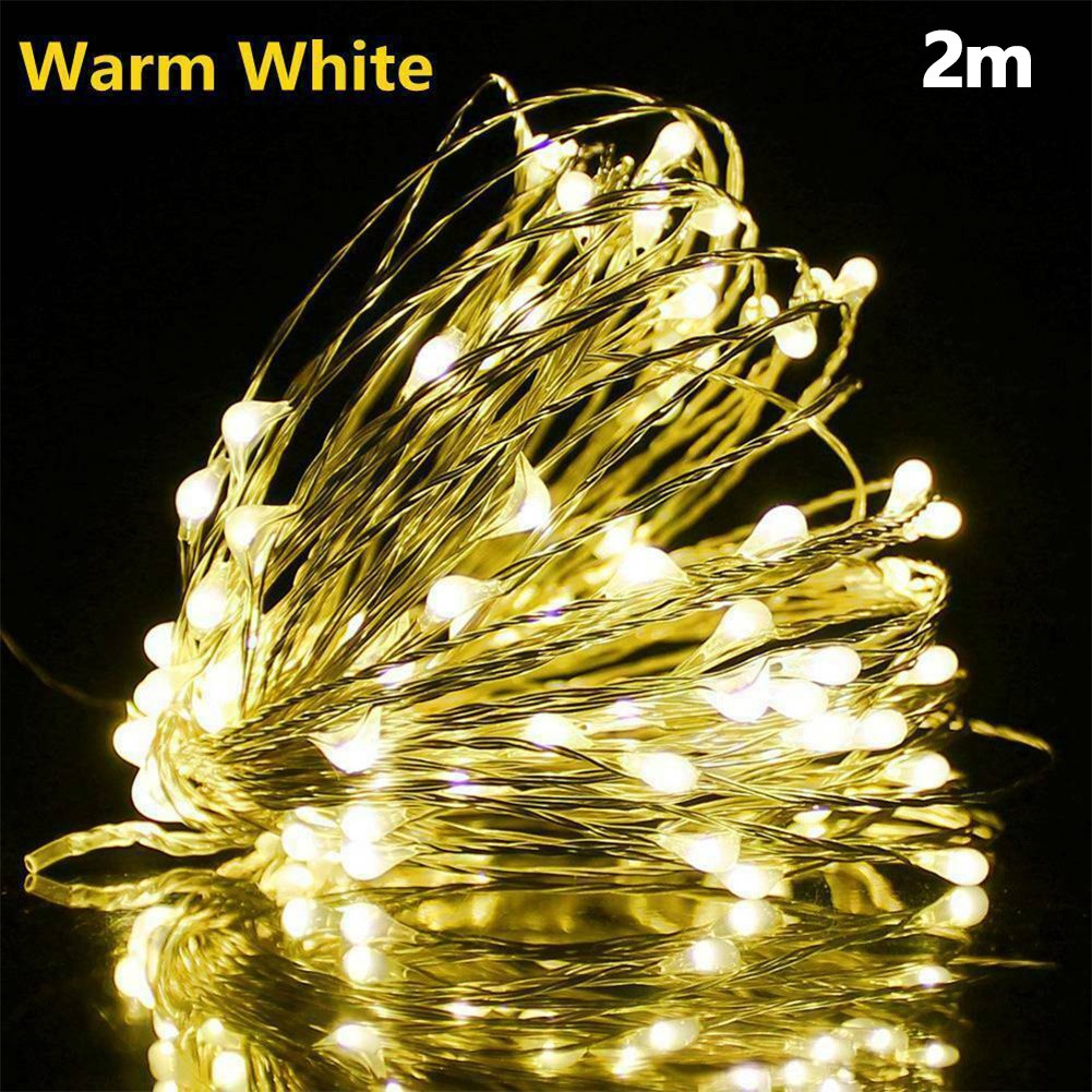 Flexible Copper Wire USB Fairy Lights String for Party Decor 2M/4M/5M/10M - Picture 12 of 17