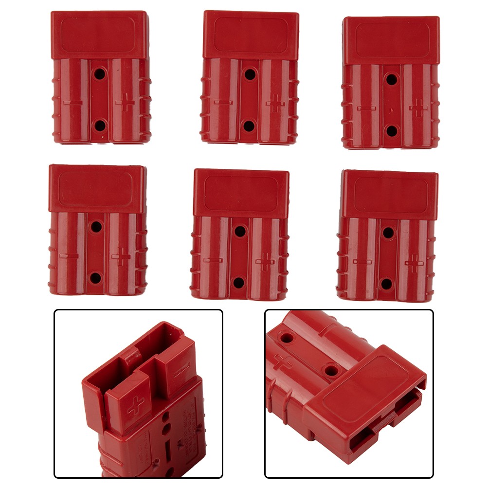 Easily Crimped or Soldered Electrical Connector Set Includes Six Units