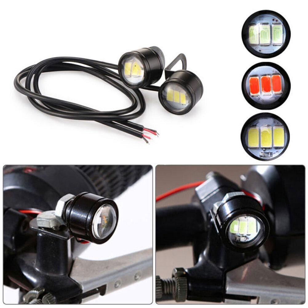 2pcs Super Bright Motorcycles LED Headlamp Spotlight Front Light 12V 0.06A - Picture 8 of 59