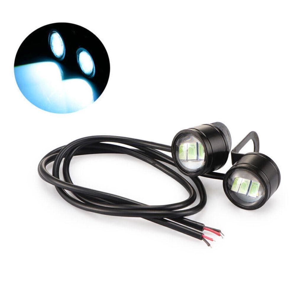 2Pcs LED Motorcycle Super Bright Driving Light Eagle-Eye Reverse Backup Fog Lamp - Picture 48 of 48