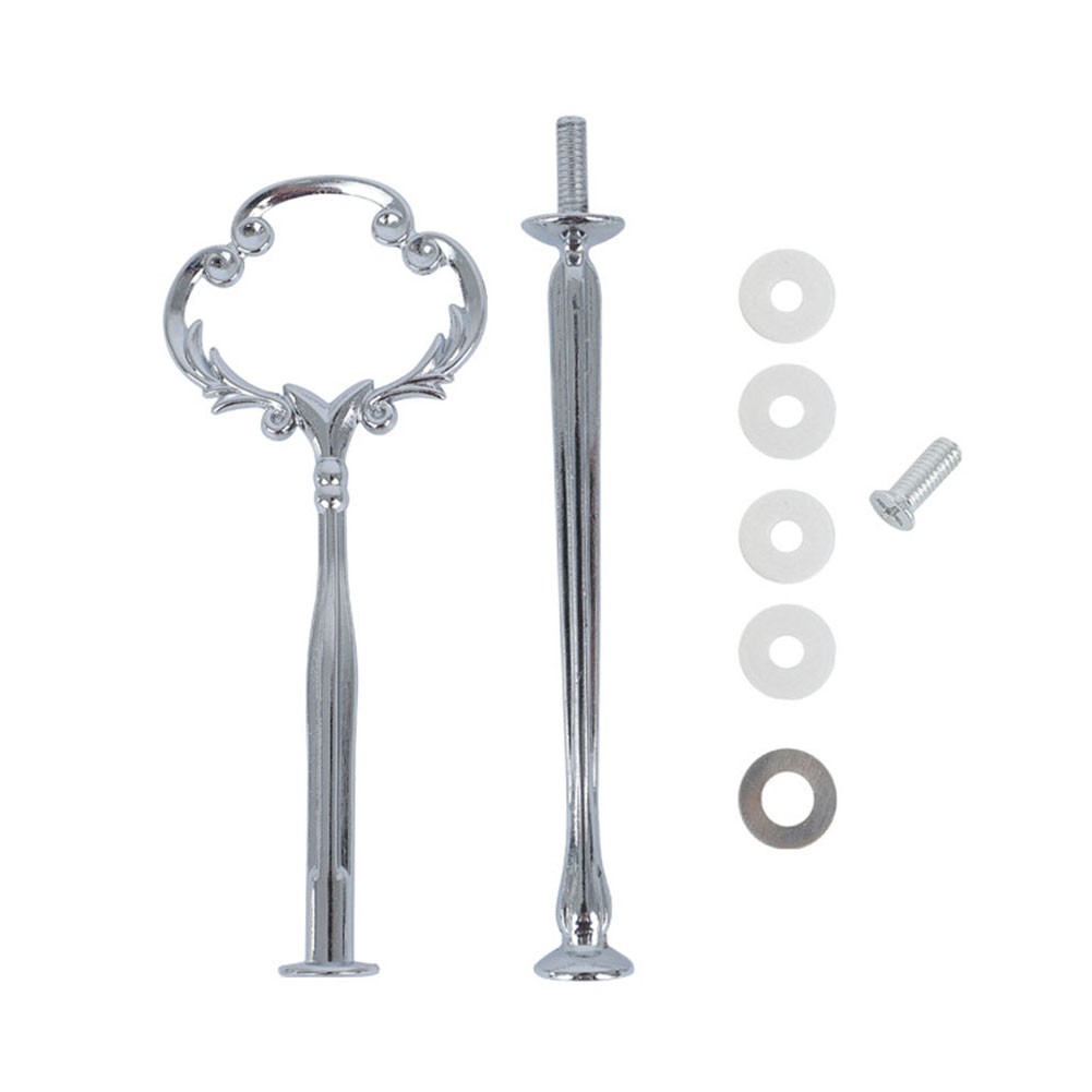 Practical and Functional Cake Plate Stand Cupcake Fittings Silver Golden - Picture 37 of 61