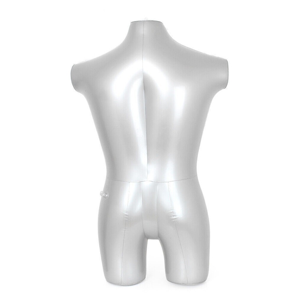 Manichino Gonfiabile Uomo Mezzo Corpo - Per Esposizione Abbigliamento, PVC, 72 Cm - Foto 7