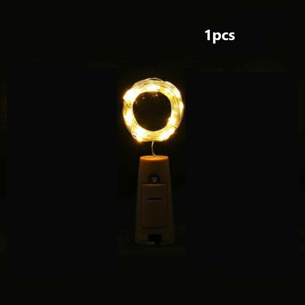 Radiant Wine Bottle Fairy Lights 20LED 2M String with Battery Cork for Events - Picture 17 of 31