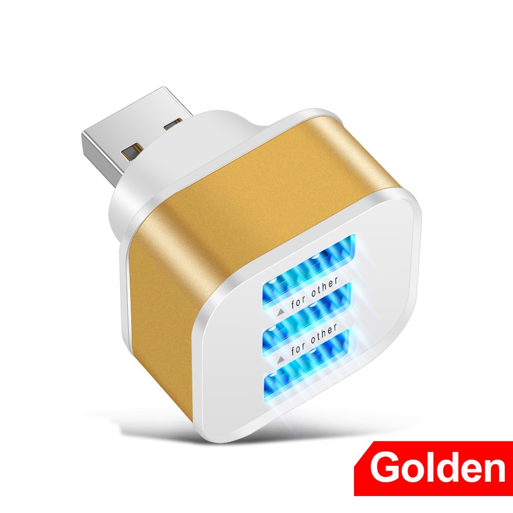 Port 3in1 USB Extender Slots Hub Adapter 2.0 Multiple 12g Gold Silber Schwarz - 第 36/47 張圖片