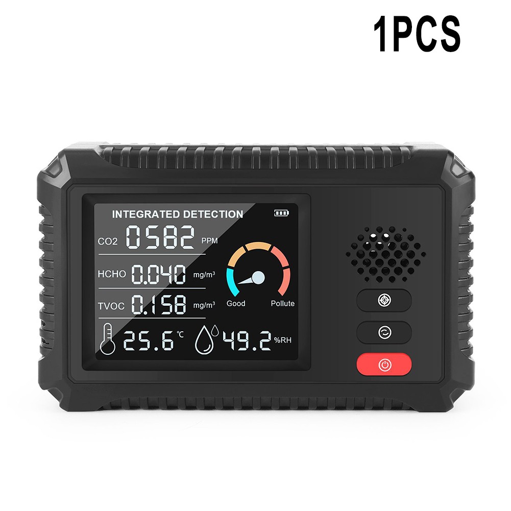Factory Outdoors&Indoors Air Monitor 1PC 2000mA 5V Home Air Detect LCD