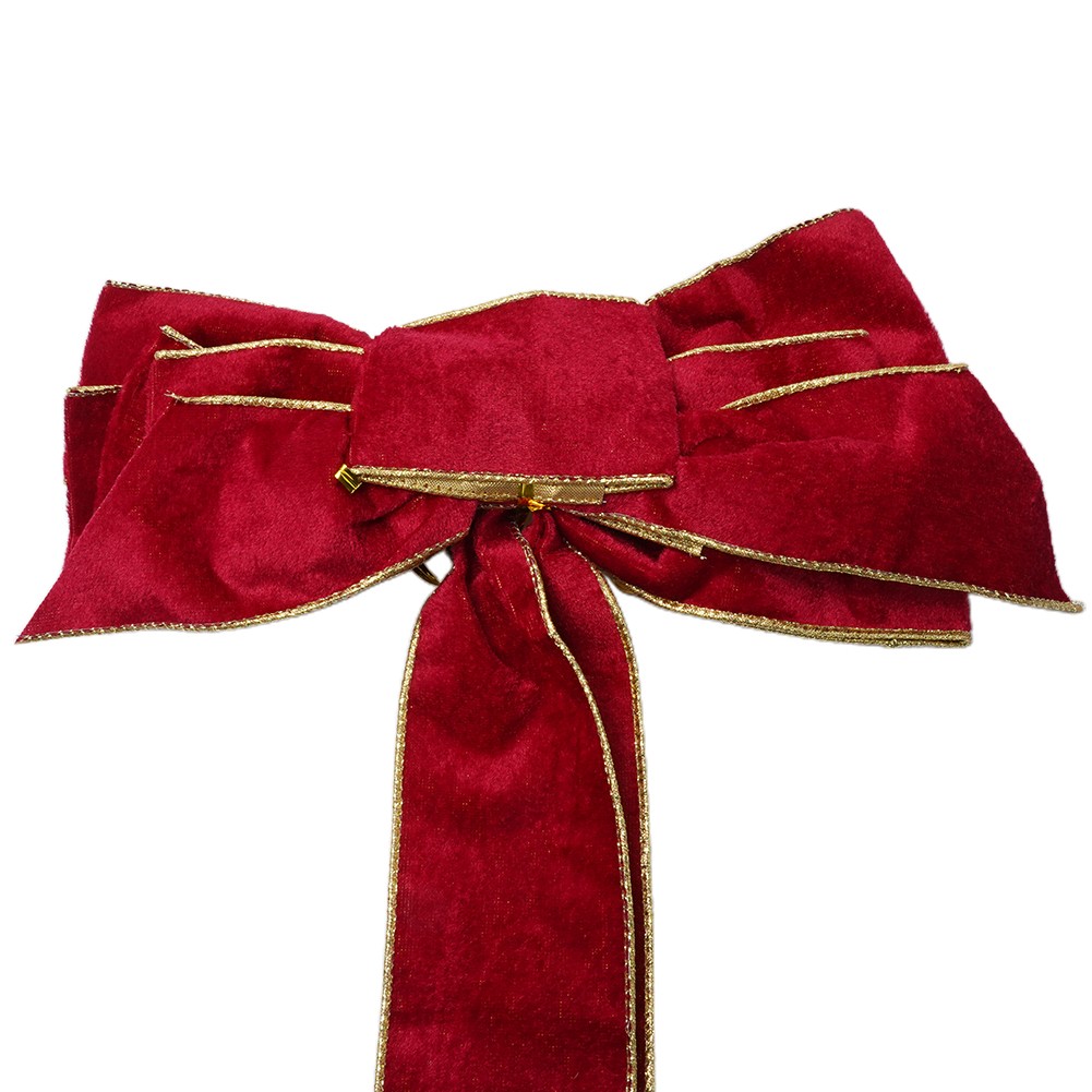Hochwertige Weihnachtsschleifen Weihnachtsbaum Anhänger Band Schleife Flanell - Bild 38 von 46