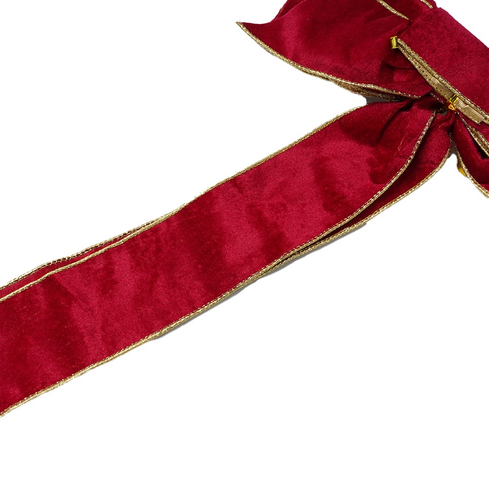 Hochwertige Weihnachtsschleifen Weihnachtsbaum Anhänger Band Schleife Flanell - Bild 36 von 46