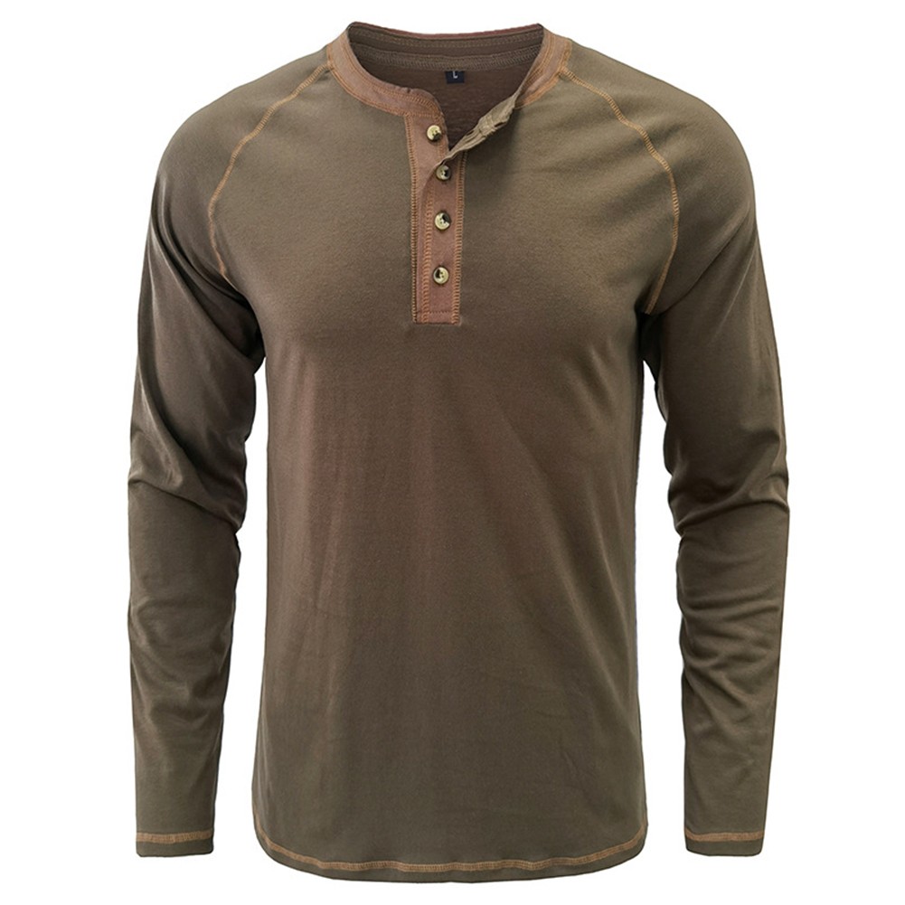 Henley shirt business outlet casual