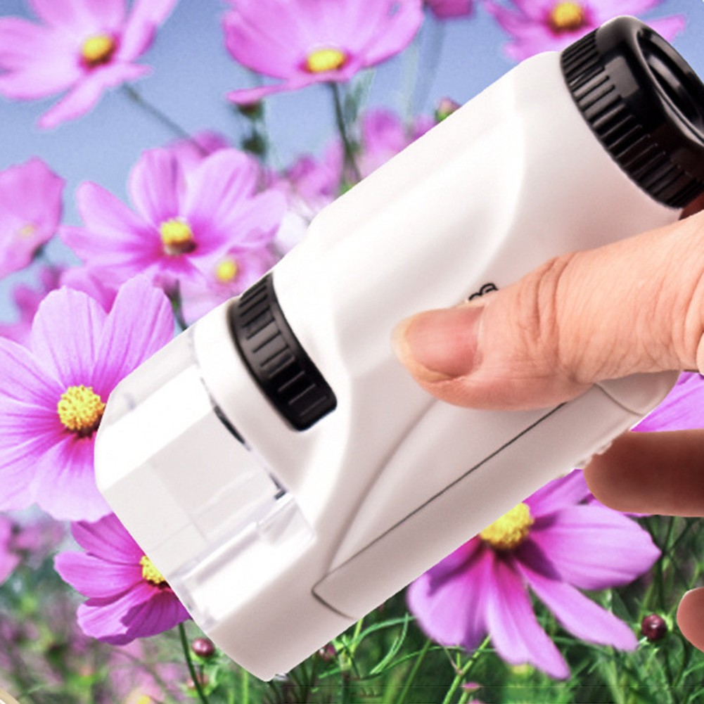 Herramientas de exterior para exploración al aire libre instrumento óptico microscopio para niños - Imagen 15 de 29