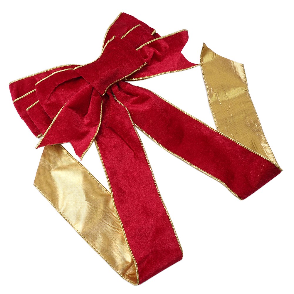 Hochwertige Weihnachtsschleifen Weihnachtsbaum Anhänger Band Schleife Flanell - Bild 45 von 46