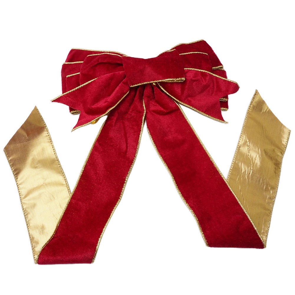 Hochwertige Weihnachtsschleifen Weihnachtsbaum Anhänger Band Schleife Flanell - Bild 44 von 46