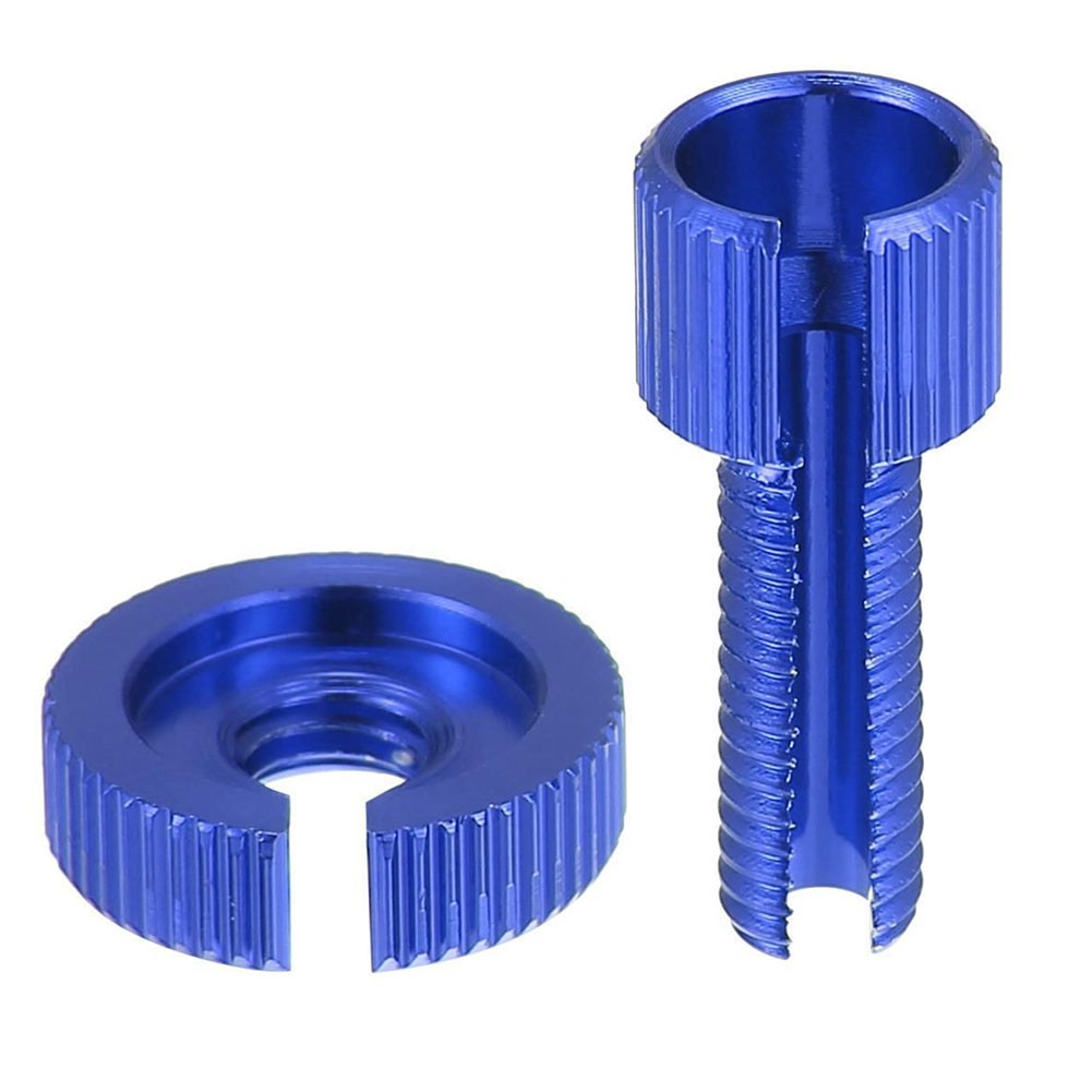 Blue Motorcycle Brake and Clutch Levers Screw Bolt for 8mm Adjuster Pack of 2 - Picture 30 of 40
