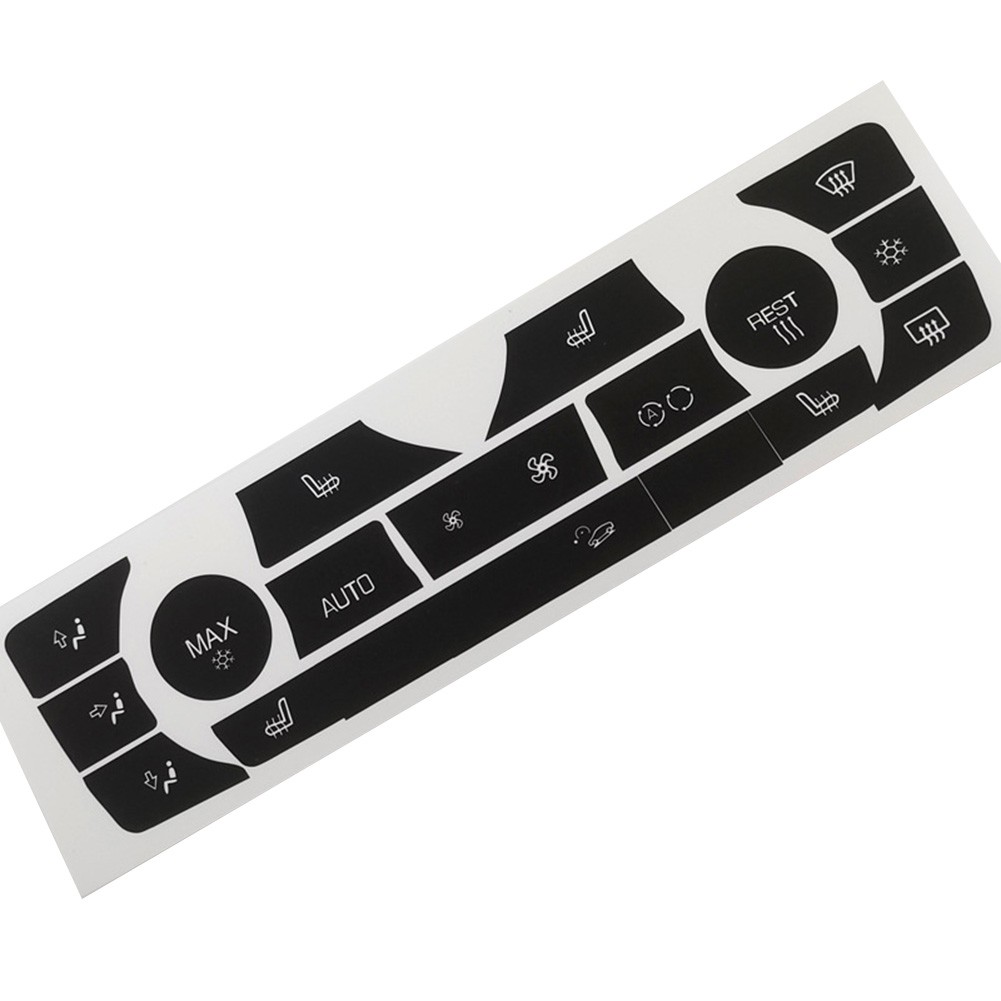 AC Climate Control Button Knob Sticker Repair Kit Fit For E90 E91 E92 06-11 - Picture 19 of 19