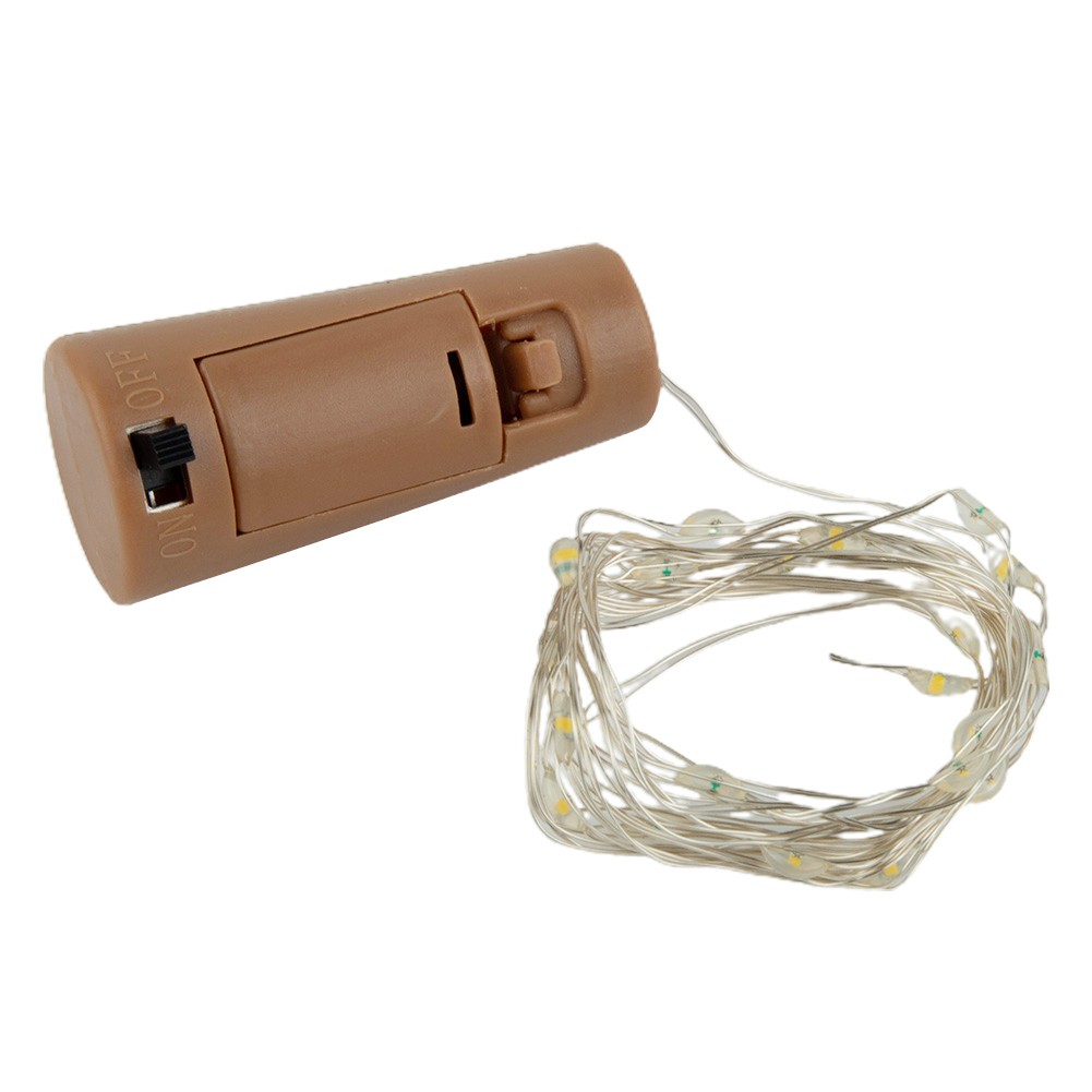 Radiant Wine Bottle Fairy Lights 20LED 2M String with Battery Cork for Events - Picture 15 of 31