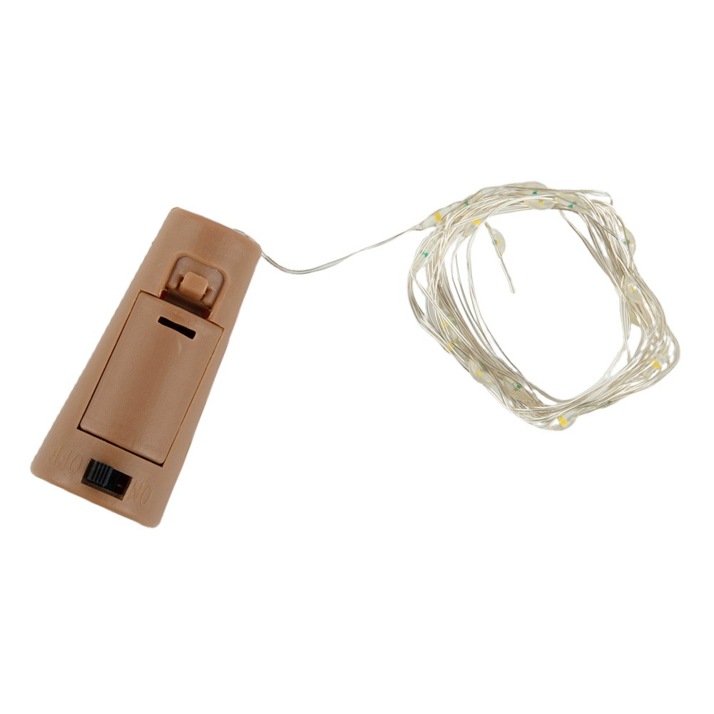 Radiant Wine Bottle Fairy Lights 20LED 2M String with Battery Cork for Events - Picture 13 of 31