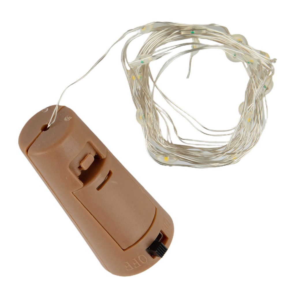Radiant Wine Bottle Fairy Lights 20LED 2M String with Battery Cork for Events - Picture 14 of 31