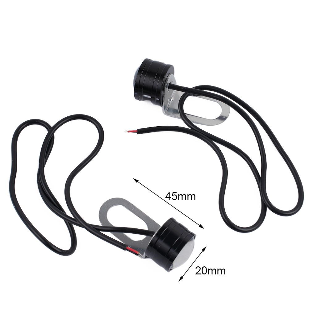 2Pcs LED Motorcycle Super Bright Driving Light Eagle-Eye Reverse Backup Fog Lamp - Picture 24 of 48