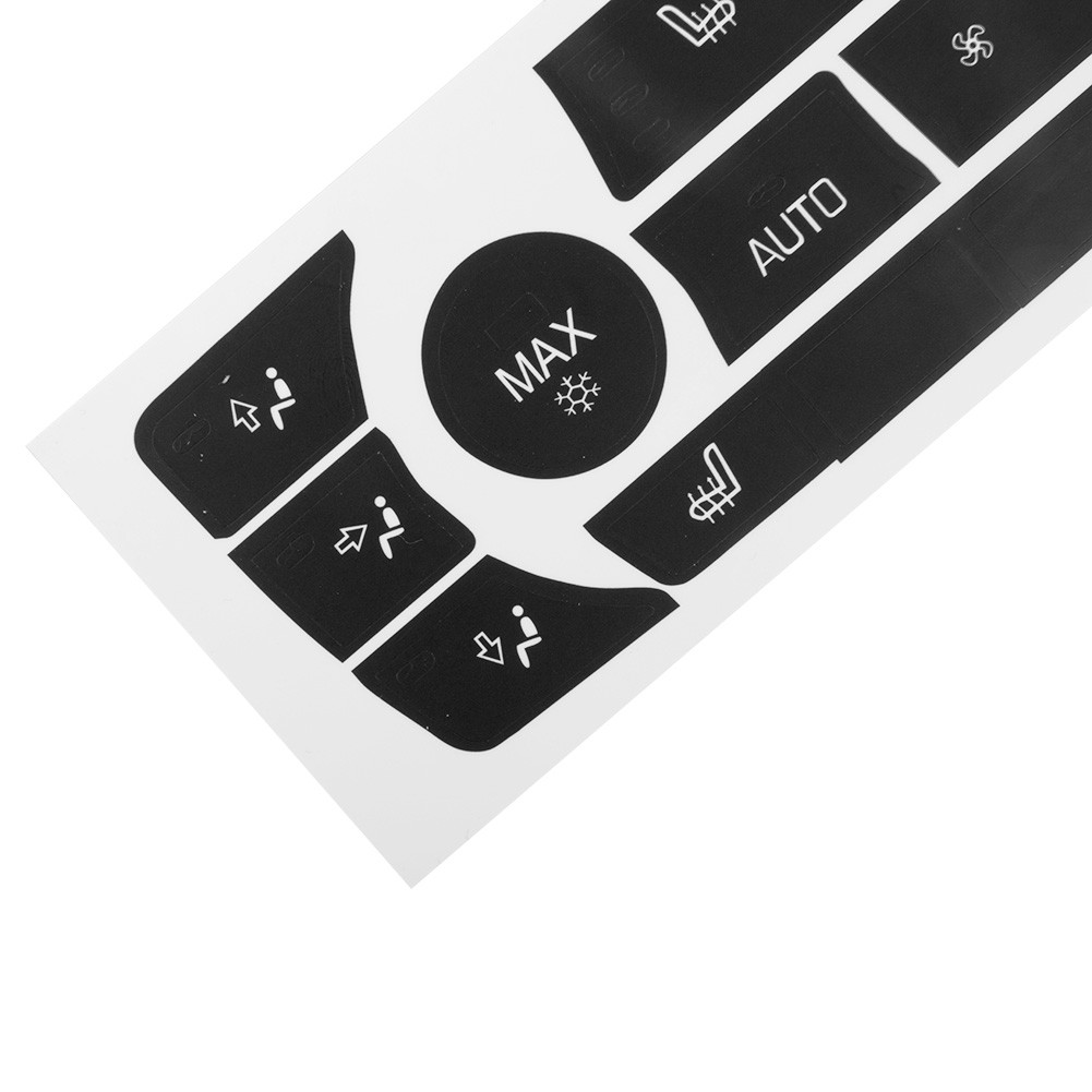 AC Climate Control Button Knob Sticker Repair Kit Fit For E90 E91 E92 06-11 - Picture 10 of 19