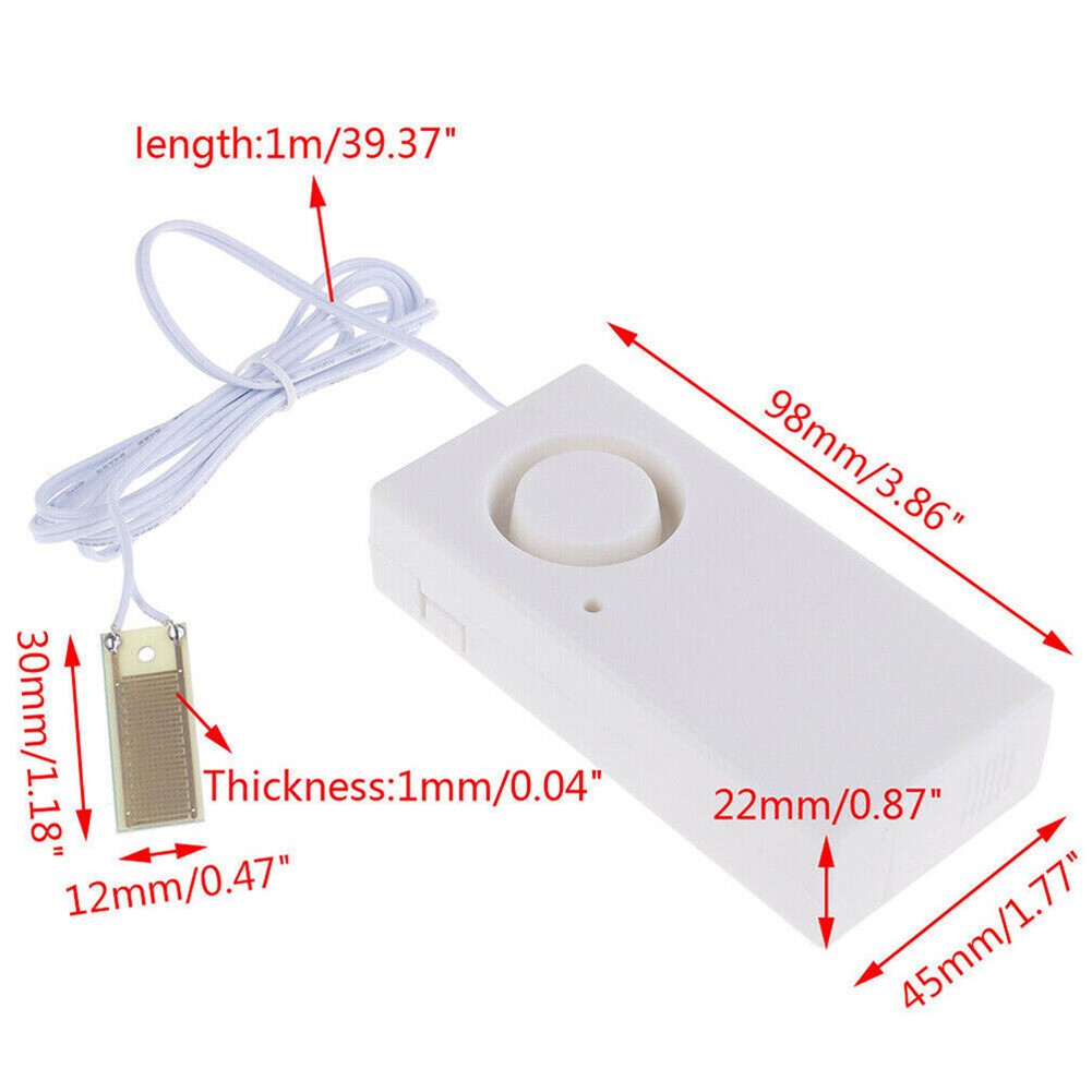 Verbesserter Wasserwächter Wassersensor Alarm für zusätzlichen Schutz (72 Zei - Bild 10 von 12
