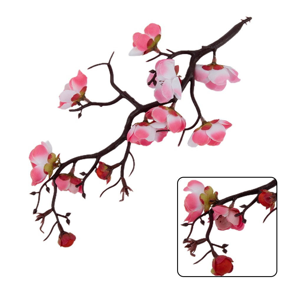 Flor Artificial Invierno Dulce Plástico + Seda Duradera Simulada Hogar - Imagen 37 de 38