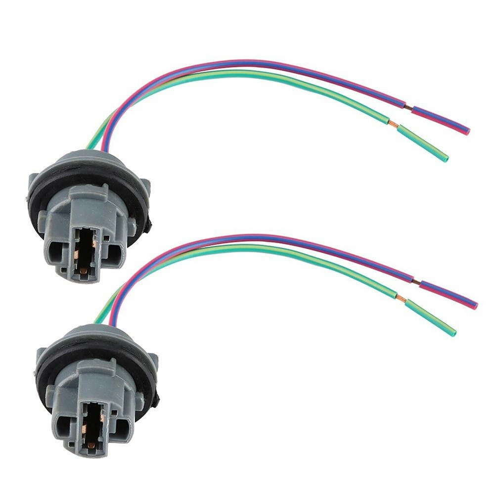 Useful Light Bulb Socket Adapter Pair 2pcs/set 7440 Front Pigtail Wire - Picture 10 of 12