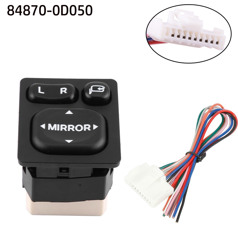 1 Pcs Master Power Mirror Switch Auto Part Black High Quality New For Camry - Picture 3 of 7