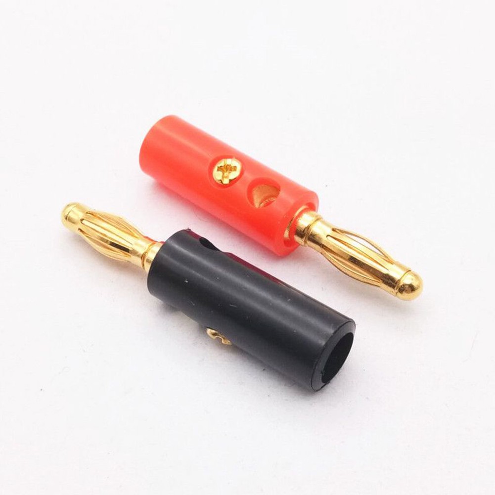Durable 4mm Banana Plug Male Connector for Universal Audio Speaker Wire Cables - Picture 34 of 35